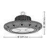 Gammelle industrielle HIGH BAY UFO 150W IP65