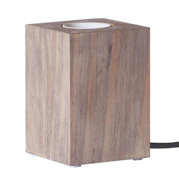Lampe de table moderne bois