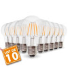 Lot de 10 Ampoules E27 4W Filament eq. 40W