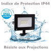 Projecteur LED 20W Noir détecteur de mouvement IP44