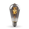 Ampoule LED E27 ST64 Smoky Filament Déco Vintage