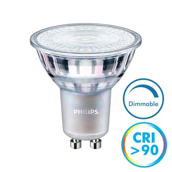 Ampoule LED GU10 Dimmable CRI90 4.9W 380 Lm Eq 50W