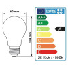 Ampoule LED E27 A60 filament 5.5W Ambrée Dimmable