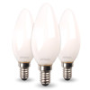 Blister de 3 Ampoules LED E14 Dépoli 4.5W Eq 40W