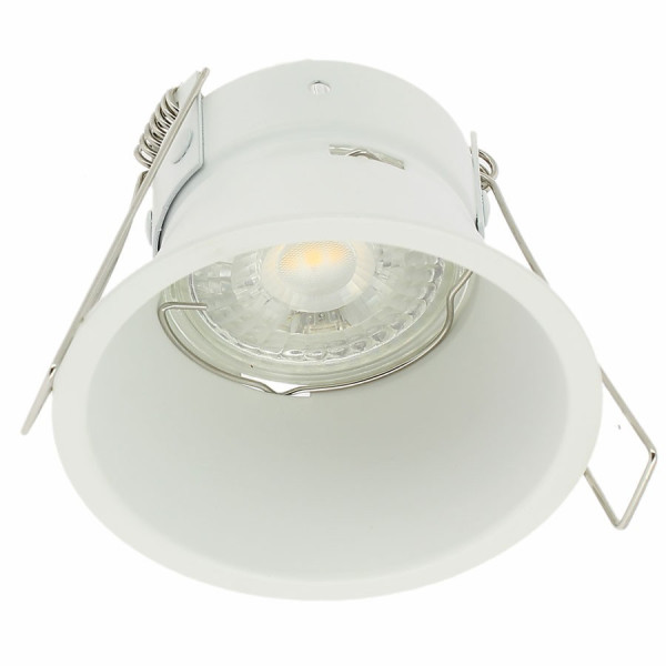 Support de spot encastrable fixe rond basse luminance pour spot LED blanc  sur