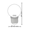 Ampoule Led Blanc Chaud 1 watt (équivalent à 10 watt) Guirlande Guinguette E27