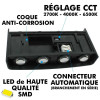 Applique extérieur CCT IP65 8W LED TENERIFE (3couleurs)